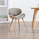Grey Minimalist Multipurpose Wooden Chair