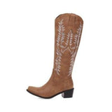 Female Cowboy Boots Brown