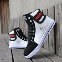 White High Ankle Sneakers For Men