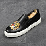 Tiger Printed Casual Loafers