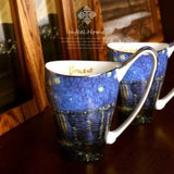 Bone China Coffee Mug & Tea Cup With Retro Art Van Gogh Paintings-Kitchen-radekus