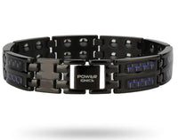 Men's Carbon Fiber and Titanium Magnetic Bracelet-Bracelet, Cufflinks & Rings-radekus