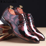 Wine Red Derby Shoes