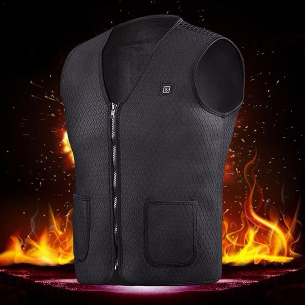 Black Heating Vest