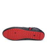 Red Casual Loafers For Men