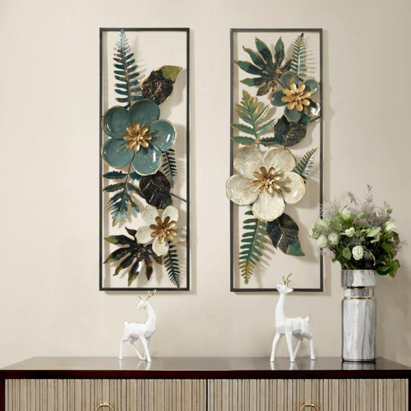 Colorful 3D Flower Arrangement Wall Hanging Mural Decor-Wall Hanging-radekus