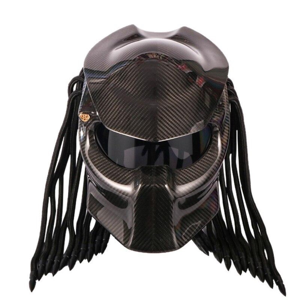 Predator Black Full Face Motorcycle Helmet – radekus