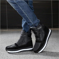 Warm Plush Ankle Boots For Men