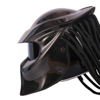 Black Predator Helmet For Men