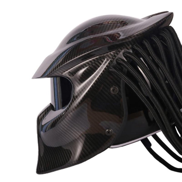 Predator Black Full Face Motorcycle Helmet – radekus