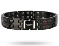 Men's Carbon Fiber and Titanium Magnetic Bracelet-Bracelet, Cufflinks & Rings-radekus
