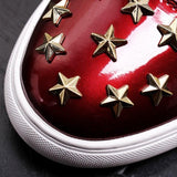 Red Hip Hop Shoes With Rivets For Men