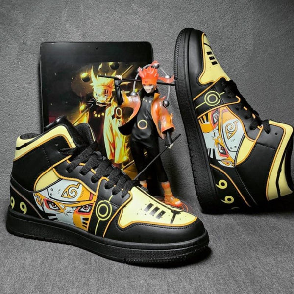 Japanese Naruto Gaara Anime Character Custom Hip Hop Sneaker Shoes For ...