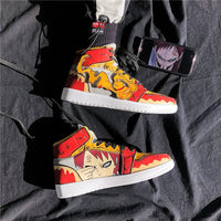 Japanese Naruto Gaara Anime Character Custom Hip Hop Sneaker Shoes For Men