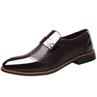 Brown Classic Leather Shoes For Men