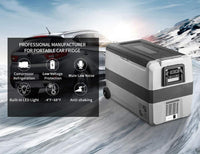Dual Volt Portable Car RV Refrigerator For Camping, Road Trips-Refrigerator-radekus