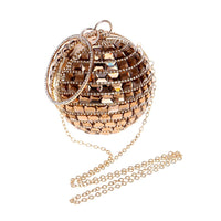 Women Evening Bags Clutch Purse Luxury Diamonds Circular Clutch Bag Fashion Lady Handbag Chain Shoulder Wedding Bag Minaudiere-100002856-radekus