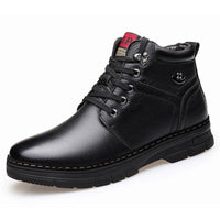 Black Leather Boots For Men