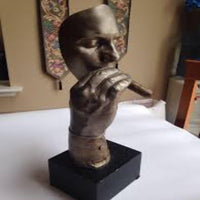 Retro Havana Man Face Sculpture Art For Home Or Office Decor